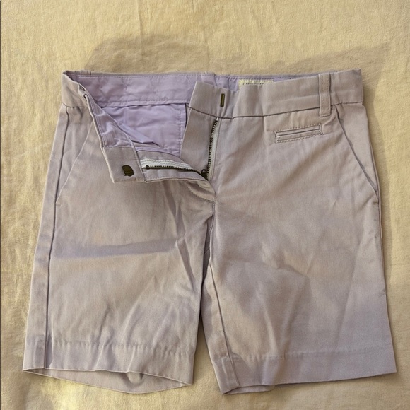 J.Crew EUC Crewcuts girls chino Bermuda purple Shorts size 10 - Picture 1 of 7